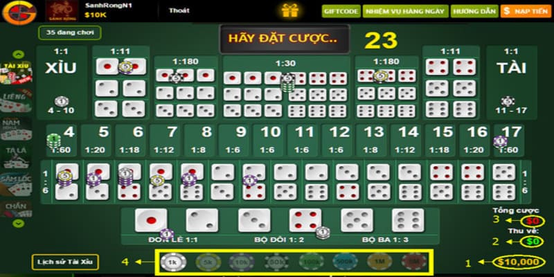 luật chơi tài xỉu luật chơi tài xỉu